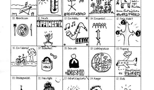 #30tagesketchnotechallenge – Sketchnotes für einen Anfänger